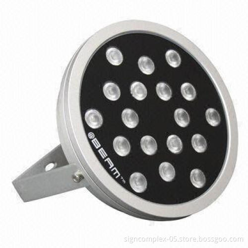 Round Floodlight, Works with RGBW LED Controller, with Four or More Channels and IP65
